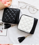 TC-97944 DOMPET BLACK AND WHITE Dompet Lipat Mini Terlaris