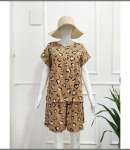 TC-98345 Setelan Pendek Busui friendly daster murah batam