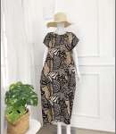 TC-98347 Home Dress Panjang Busui friendly daster murah  bahan premium batam