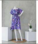 TC-98346 Mika dress busui friendly (ritsleting) murah bahan premium batam