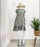 TC-98344 Home Dress Ruffle Pendek Busui friendly daster murah bahan premium batam