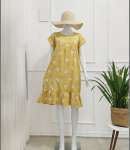 TC-98344 Home Dress Ruffle Pendek Busui friendly daster murah bahan premium batam