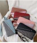 SYAHRINI - Dompet Panjang Wanita Kombinasi Gliter