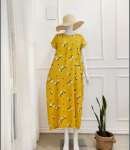 TC-98347 Home Dress Panjang Busui friendly daster murah  bahan premium batam