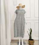 TC-98347 Home Dress Panjang Busui friendly daster murah  bahan premium batam
